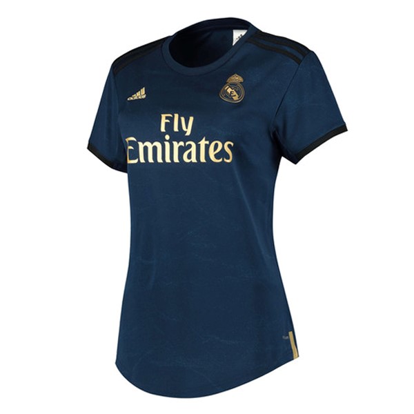 Camiseta Real Madrid Replica Segunda Ropa Mujer 2019/20 Azul